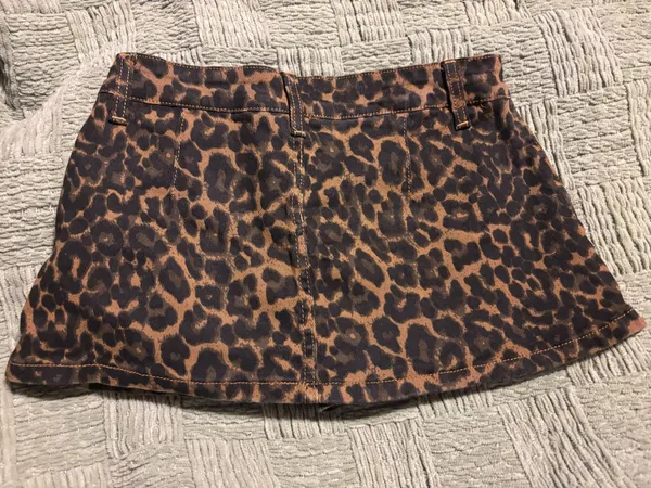 Cheetah Mini Skort Brown Size XS - Image 3