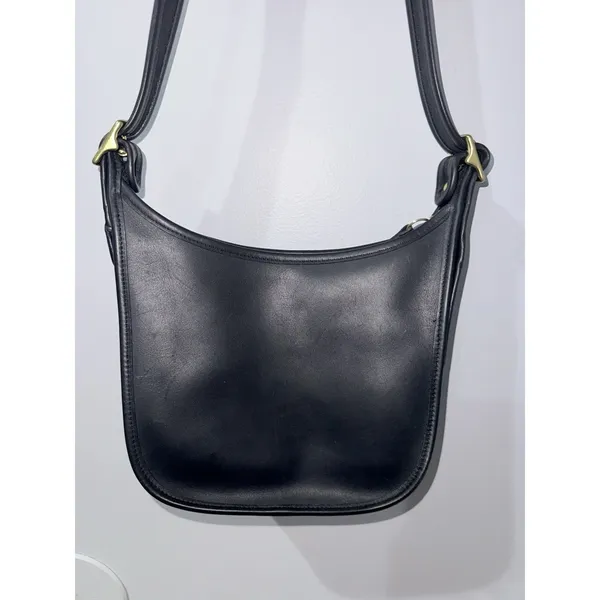 Coach Janice Legacy 9950 Crossbody Bag‎ Vintage Black Leather MINT COND V - Image 3