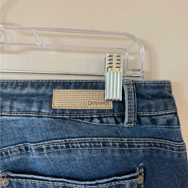 Democracy Dark Blue Straight Leg Jeans - Image 5