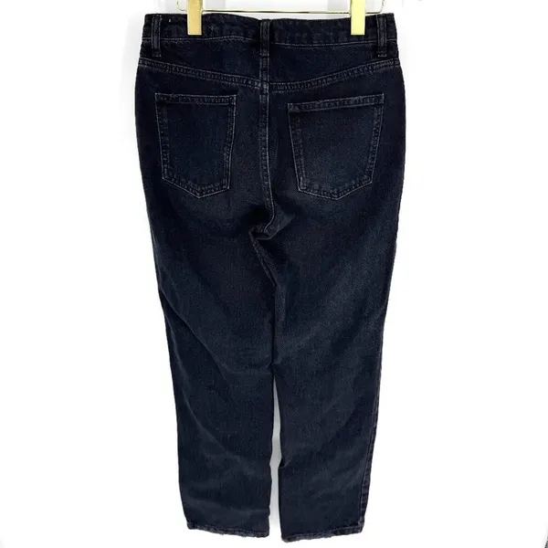 We the Free High Rise Straight Leg Cotton Denim Black Size‎ 28 - Image 2