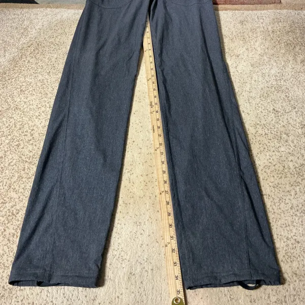 Prana Gorpcore‎ W4118TL17 Gray Heathered Hiking Granola Girl Pants Tall Inseam S - Image 6