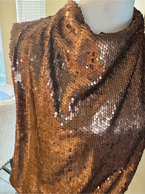New TCEC boutique copper sequin party dress - Image 2