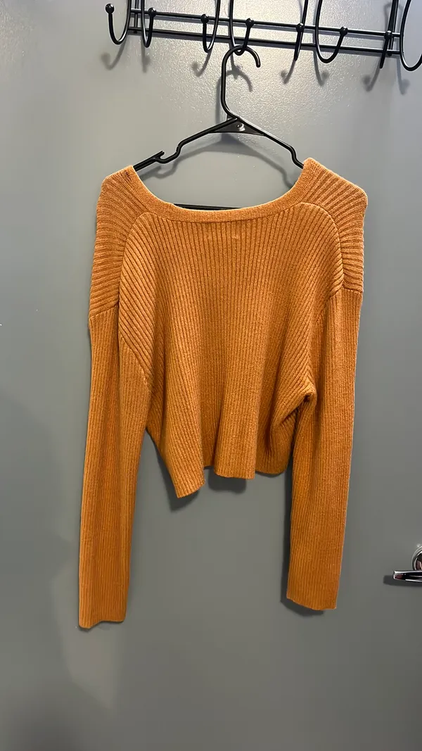 Francesca's Orange sweater - Image 2