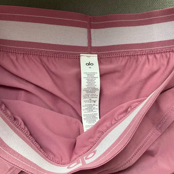 Alo Yoga Match Point Tennis Skirt Pink Wild Rose M - Image 3