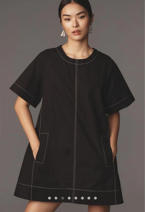 Maeve Emmy Short-Sleeve Swing Mini Dress - Image 2