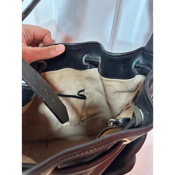 Vintage Dooney & Bourke Black Hobo Bag - Image 11