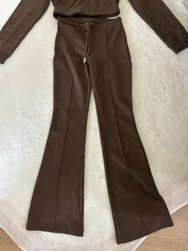 ZARA Sweat Set Brown - Image 3