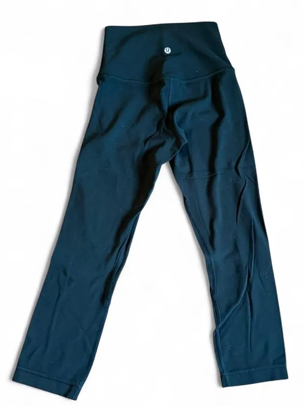 Lululemon High-Rise Align Leggings, Cropped, Black, Size 2 - Image 2