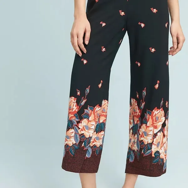 Ett:Twa by Anthropologie Blake Floral Printed Pants - Image 5