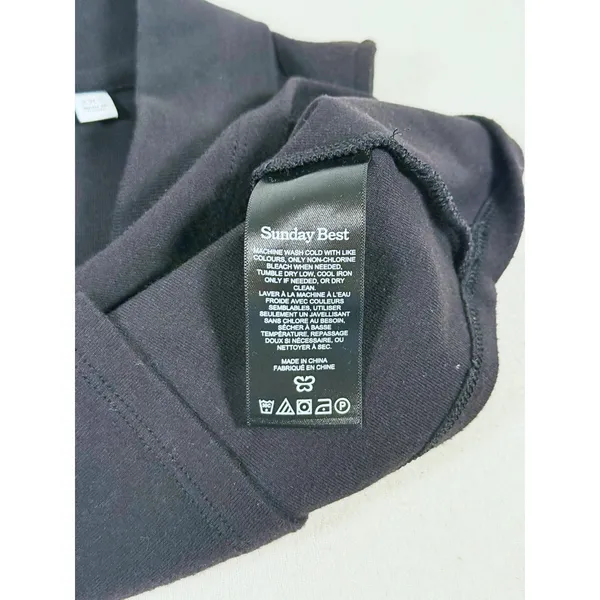 Aritzia Sunday Best Womens Collared Tank Top Size XXS Black Preppy Quiet Luxury - Image 6