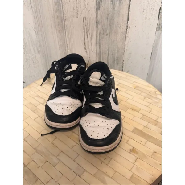 Nike Dunk Low Panda Black White Womens Size 6.5 Sneakers Shoes - Image 2