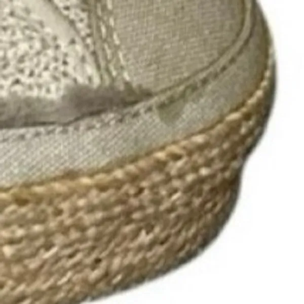 Converse Gray Knit Espadrille Platform Sneakers Women's‎ 8.5 - Image 10