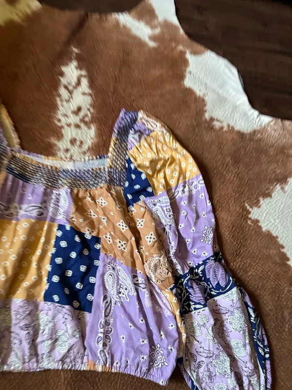 Wrangler Retro semi cropped top size large 100% rayon - Image 2