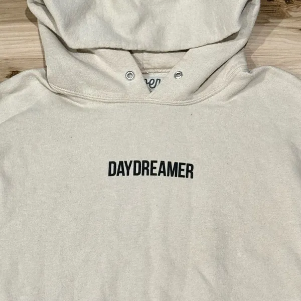 Bowery Supply Co. Tan Daydreamer Hoodie Sweatshirt Women’s Small - Image 3