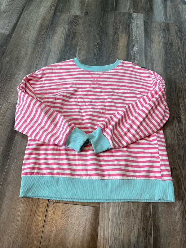 Amazon BTFBM Striped Crew Sweatshirt - Image 2