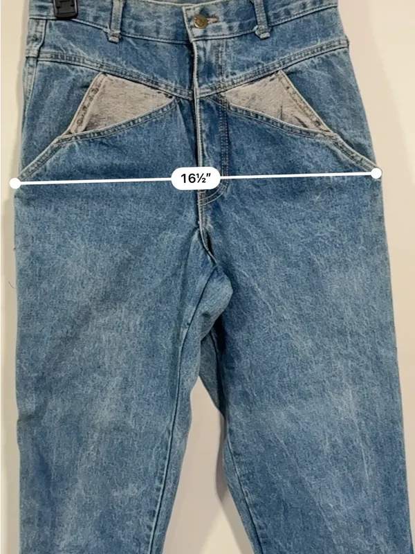 Vintage GUESS by Georges Marciano Two-Tone Jeans from the late 80s or early 90s. - Image 11