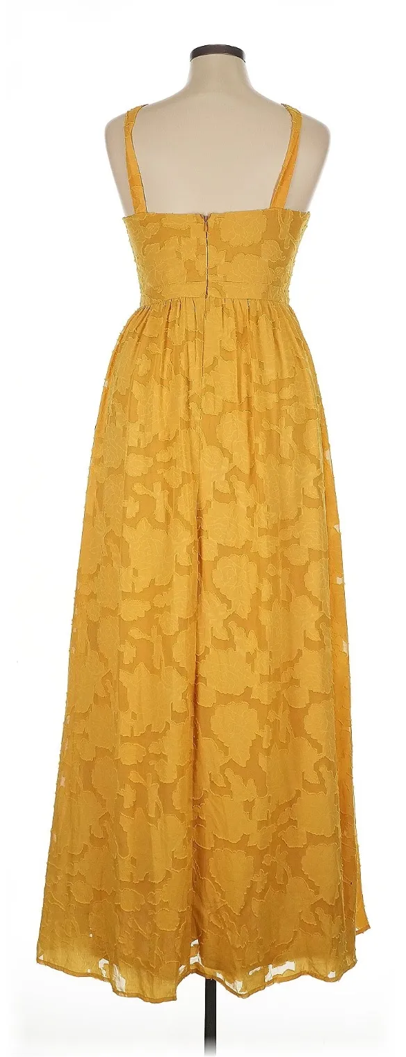 Lulus Yellow Halter Dress - Image 2