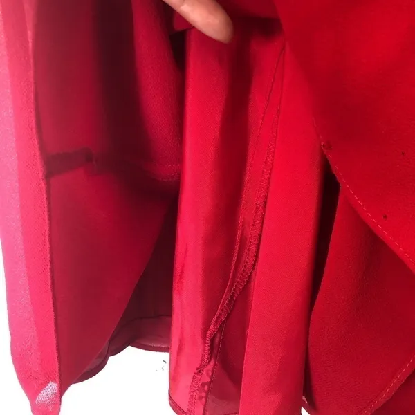 Kiki red formal back draped dress‎ Size XXL - Image 6