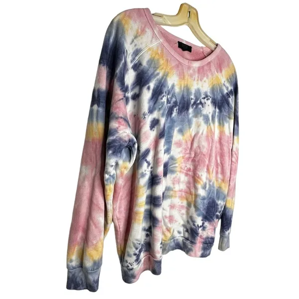 Modern Canvas Tie Dye Shirt Pink Size XXL - Image 3