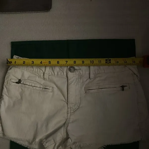 Free People Corduroy Denim Shorts 27 Boho Festival Classic Preppy Summer Casual - Image 3