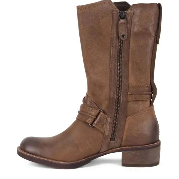 Timberland Women's Tan Leather Heeled Boots - Image 2