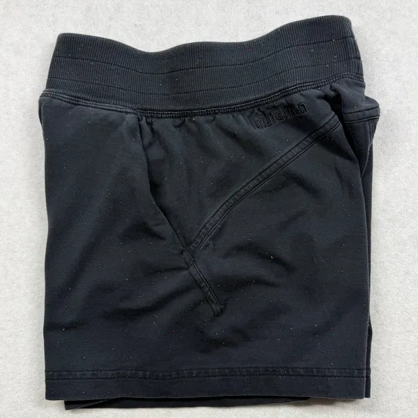 Lululemon LA Sweat Short Women’s Size 2 Black Rainbow Speckle High Rise - Image 4