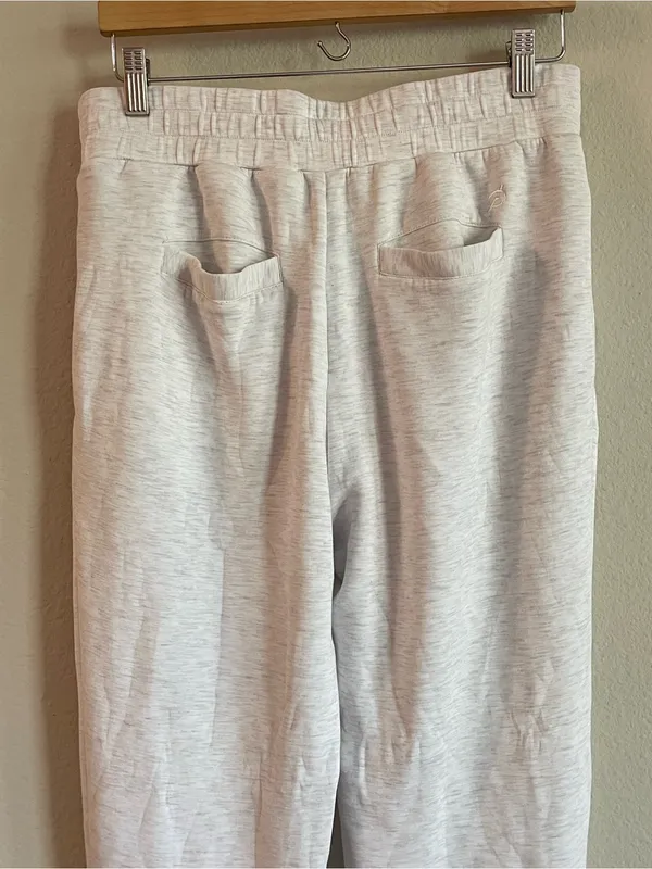 Varley Ivory Marl The Relaxed Pull On Pants Size Large - Image 12