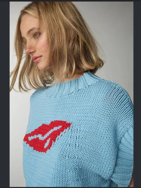Anthropologie Pippa Mock-Neck Sweater by Maeve: Extended Shoulder Edition - Image 4