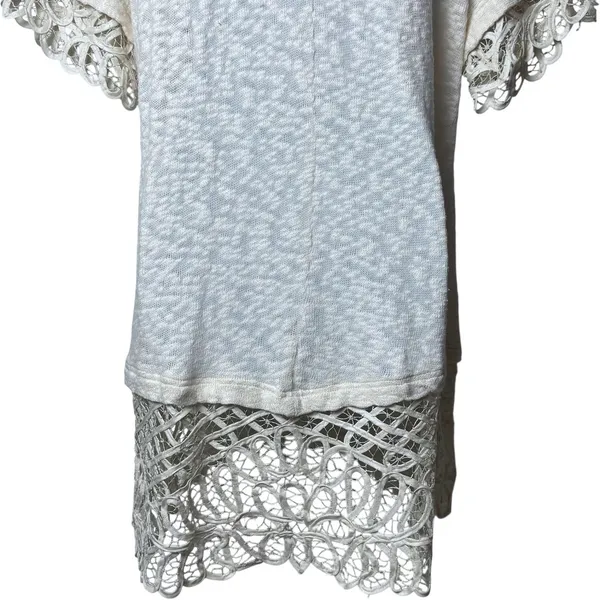 Anthropologie Saturday Sunday Spalliera Tunic Top Cream‎ Cottagecore Garden XL - Image 7