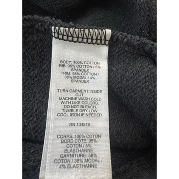 Vineyard Vines Black Scallop Hem Crewneck Sweater Sweatshirt Womens Size Large L - Image 11