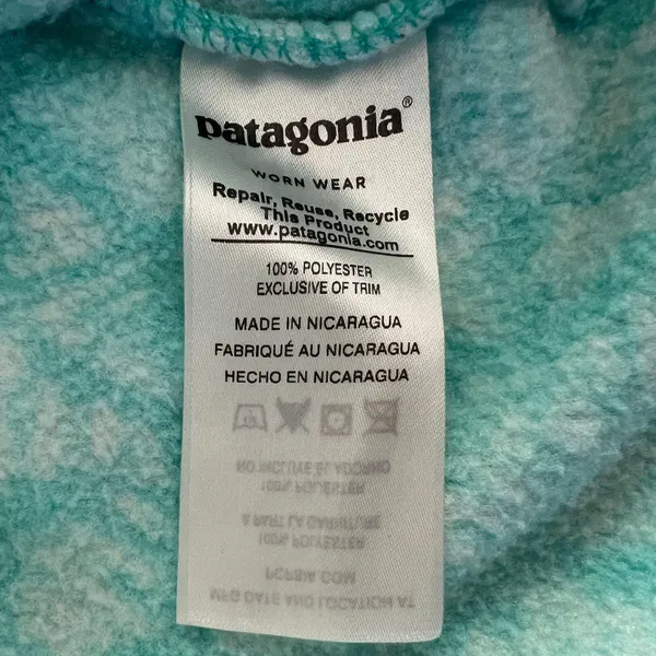Patagonia Synchilla Snap-T Batik Hex Big Bend Pullover Fleece - Image 6