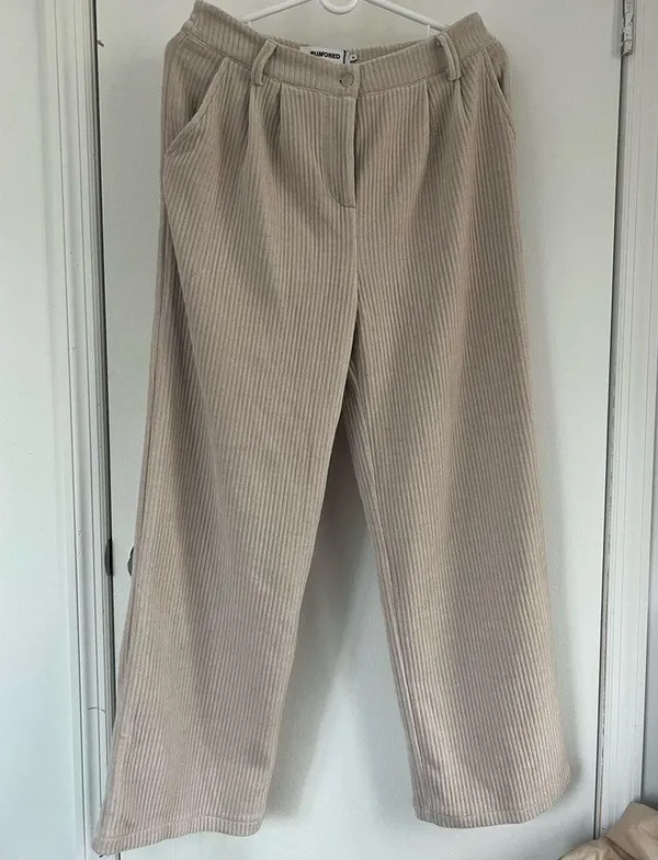 NEW Rumored Simon Pant | Cream Corduroy - Image 5
