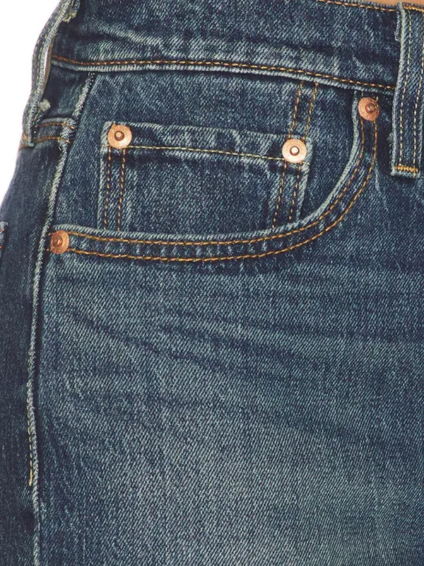 Levi’s Woman’s 501 C Curve Short Dark Wash Denim W24 Festival Coastal Cowgirl - Image 4