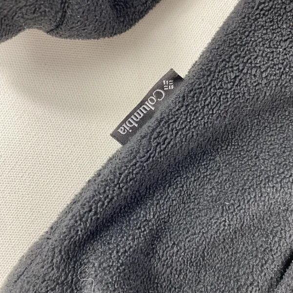 Columbia Jacket Women's Large Black Full Zip Fleece Zip Pockets Core Interchange - Image 4