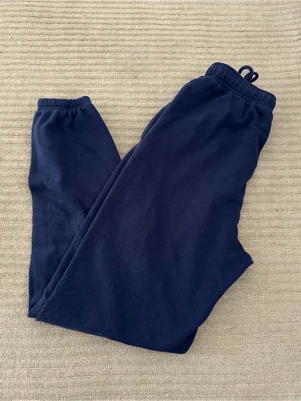 Pink Victoria's Secret Navy Jogger Pants - Green Crest Detail size XS - Image 7