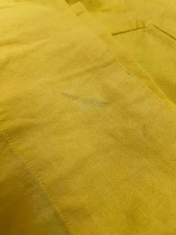 NWD Farm Rio Linen Blend Yellow Sleeveless Midi Dress Size M - Image 14