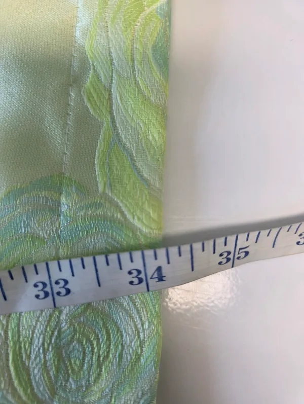 Lulus Brighter Side Mint Green Floral Satin Jacquard Mini Dress Size XL NY Jets - Image 10