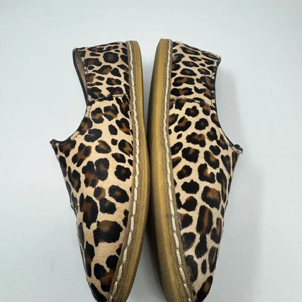 Charix Leopard Slip Ons 38 Brown Size 8 - Image 8