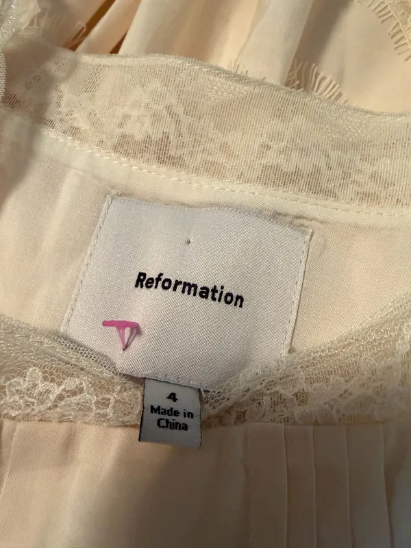 Reformation Cleodora Dress Size 4 - Image 5