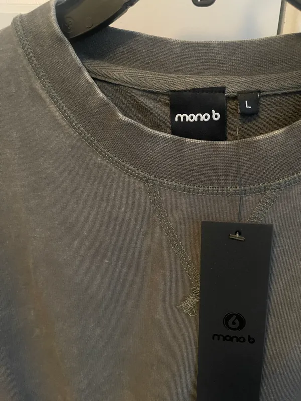 Crop Sweatshirt Green Size L - Image 4