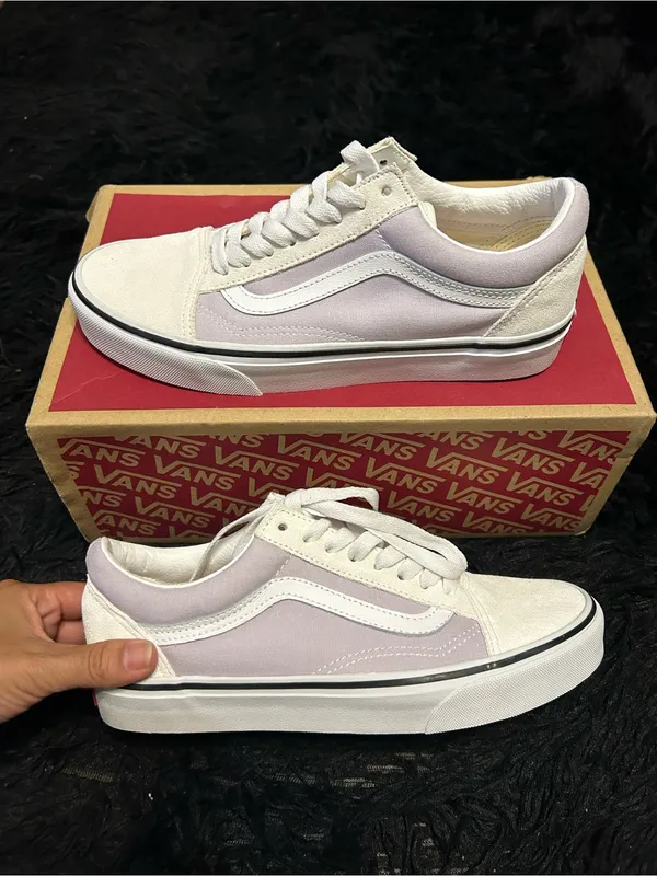 VANS old skool 2-tone lace up low top shoes sneakers women’s 8 new - Image 7
