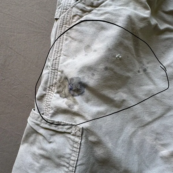 Vintage Carhartt CANVAS UTILITY WORK SHORTS - Image 2