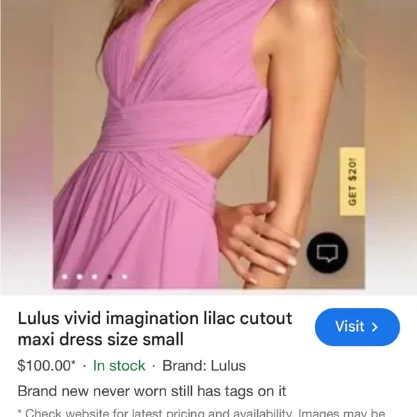 Lulu's Pink Sweetheart Maxi Gown - Image 3