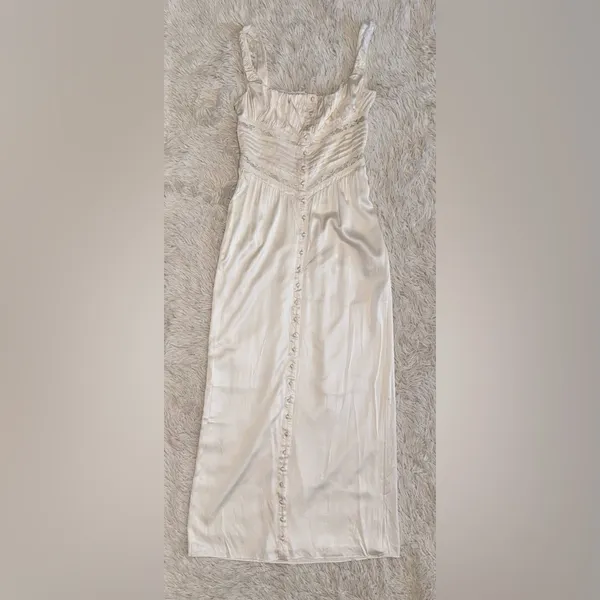 NWOT HOUSE OF CB ILLIANA Silk Blend Maxi Dress sz M - Image 6