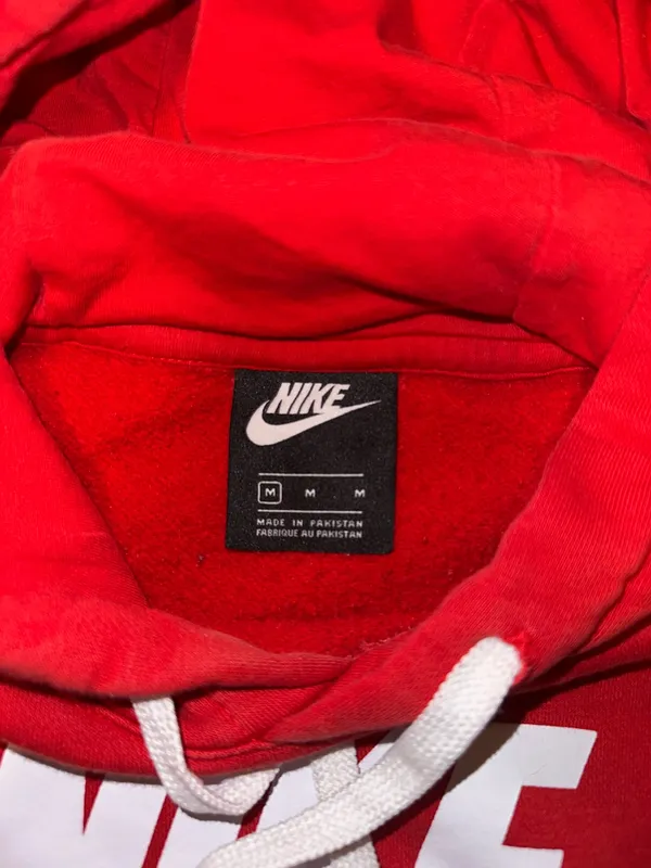 Red Nike Hoodie Sweatshirt - Image 2