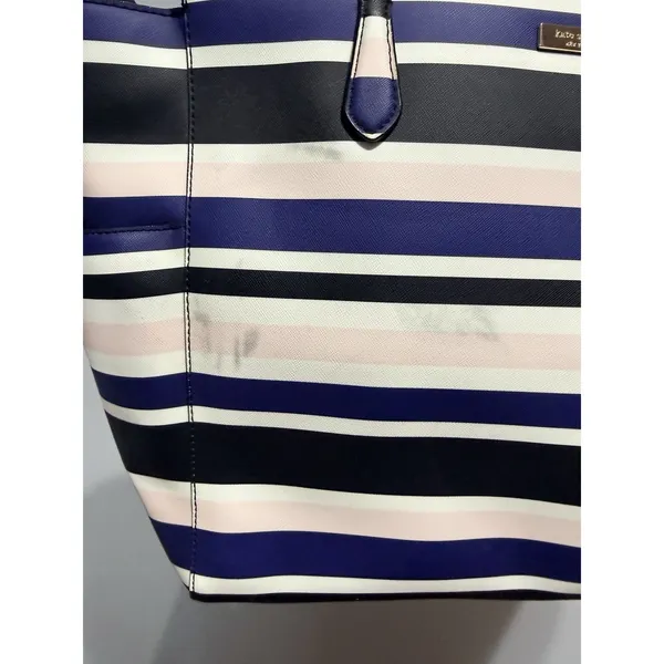 Kate‎ Spade Kaylie Baby Bag Laurel Way Stripe Diaper Bag - Image 4