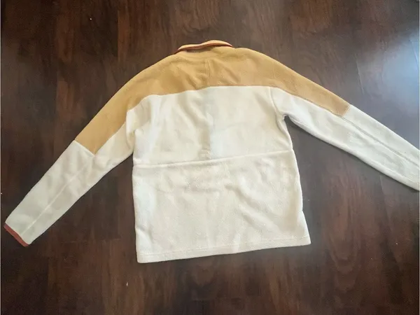 cotopaxi Cream, Tan & Black Half-Zip Fleece Pullover - Image 3