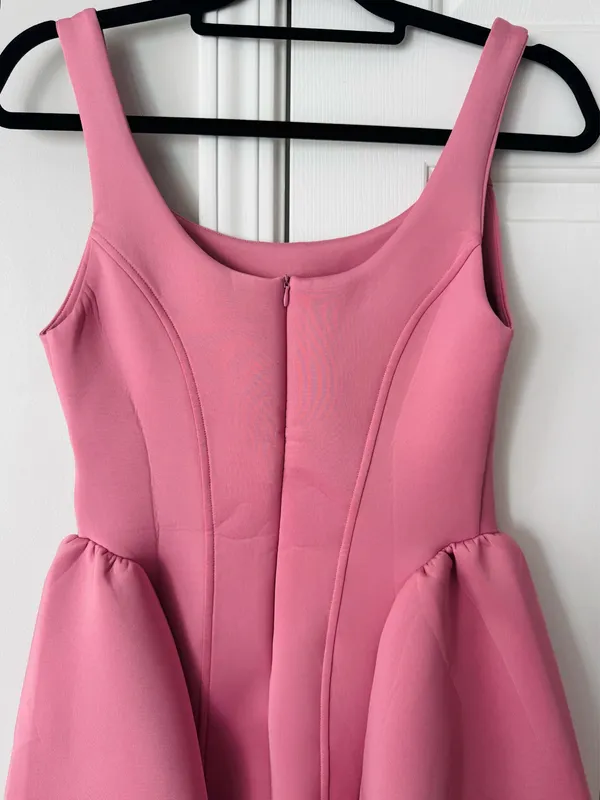 Anthropologie Maeve Scuba Fabric Seamed Fit & Flare Mini Dress, Size XS - Image 11
