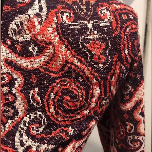 ANTHROPOLOGIE MAEVE Floral Paisley Wrap Front Dress With Belt Sz XS - Image 10
