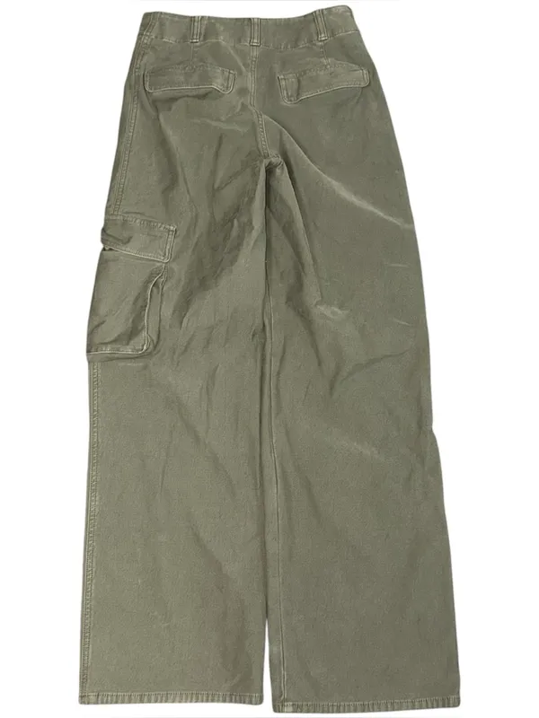 Aritzia TNA Wide Leg Cargo Pants Army Green Baggy Streetwear Contemporary Size 2 - Image 2